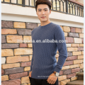 anti-pilling cashmere Man's cable knitting sweater